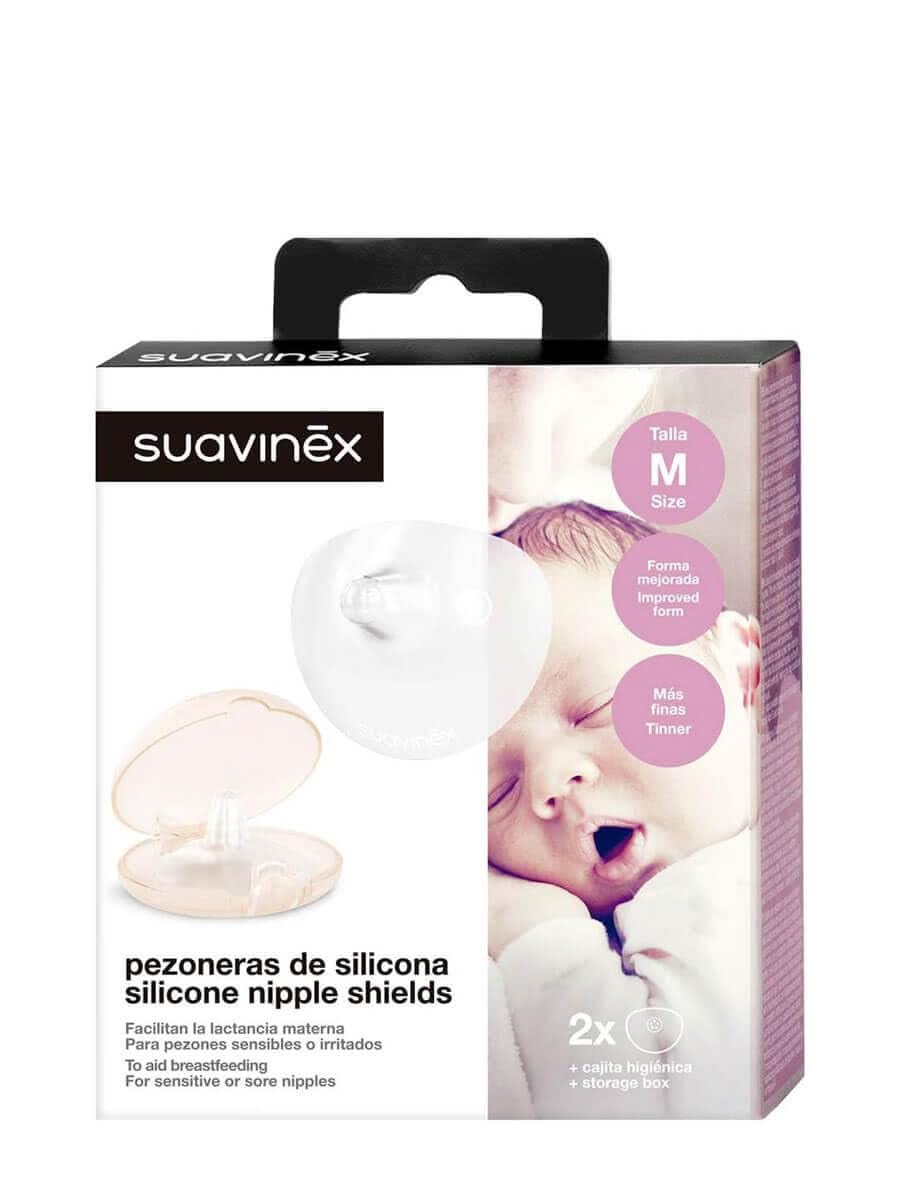 Suavinex 3304105 - Brustwarzenschutz 2Er Pack/Accessoires Transparents Alimentation et Allaitement Bébé Naty Shop