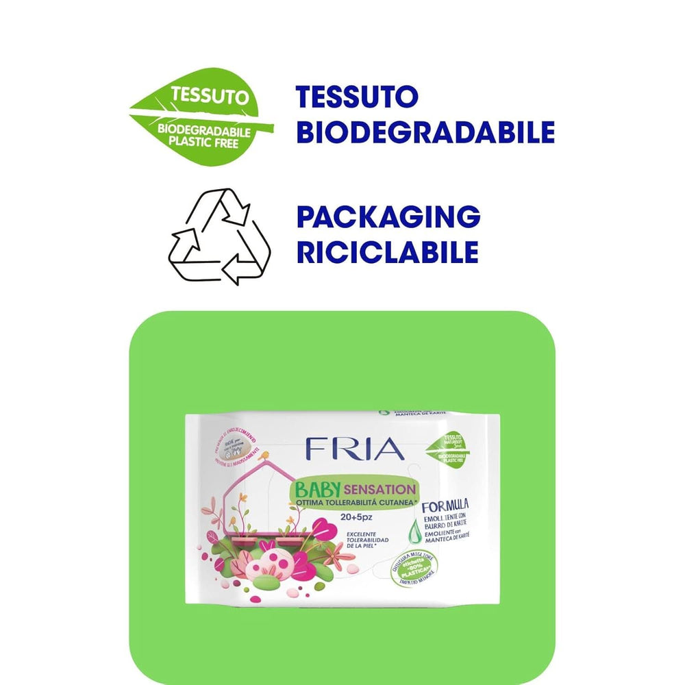 Fria Baby Sensation lingettes nettoyantes Lingettes humides bébé Naty Shop