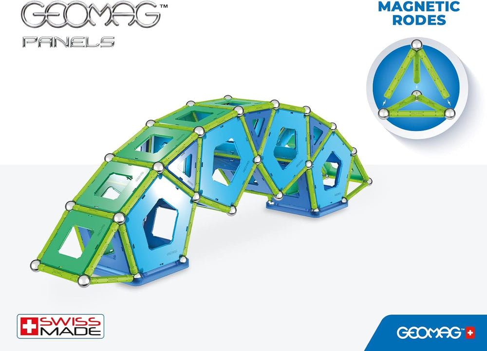Geomag Classic Panels 192 pièces Jeux magnétiques pour enfants, enfants et filles à partir de 5 6 7 8 9 10 11 12 13 ans, constructions magnétiques, jeux pour enfants