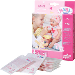 Mâncare pentru păpuși BABY Born în pliculețe Pentru copii mici de la 3 ani, conține 12 pliculețe, 779170 Zapf Creation Papusi Naty Shop Singur