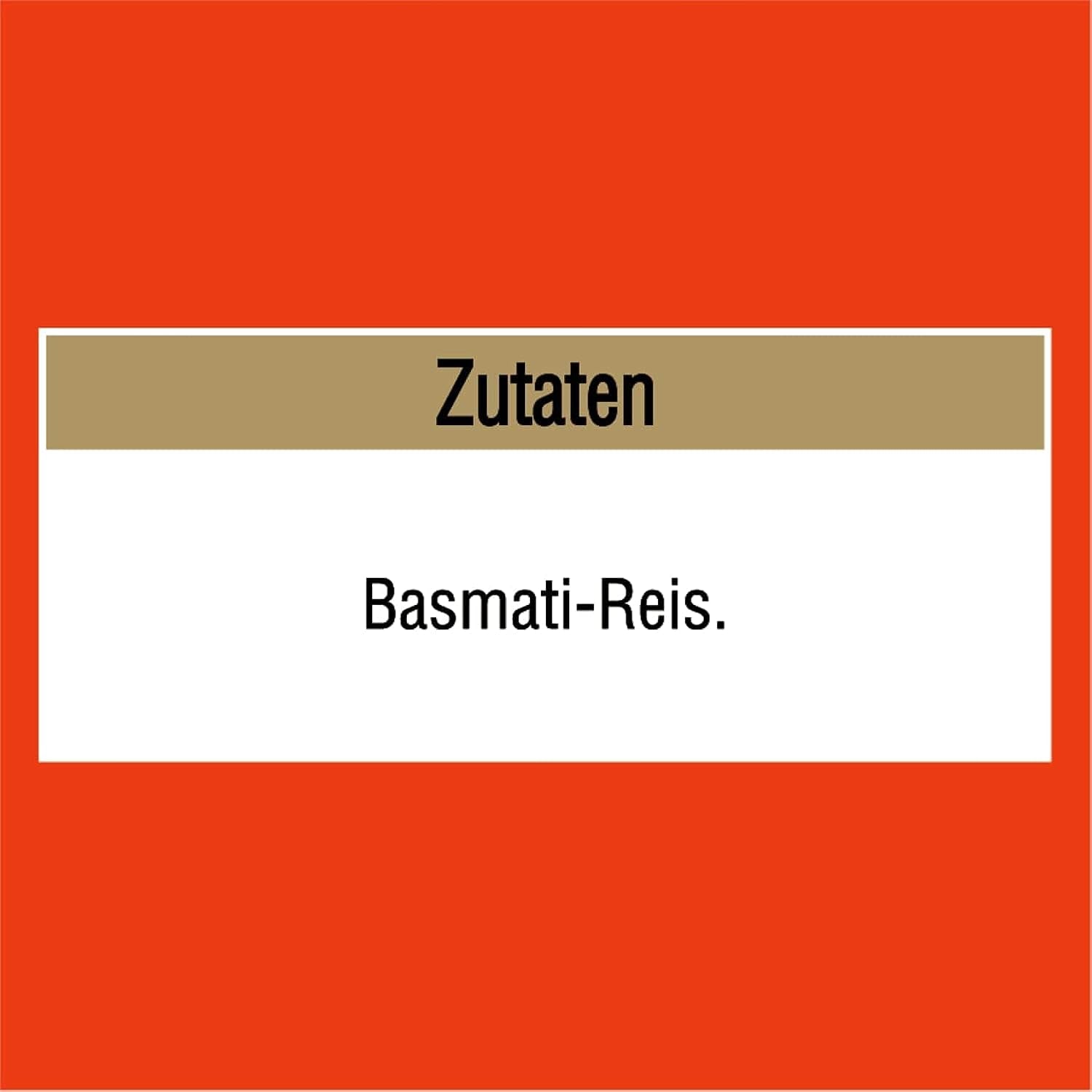 Ben's Original Riz Basmati, faire bouillir dans un sac pendant 10 minutes, 6 paquets (6 x 1 kg)