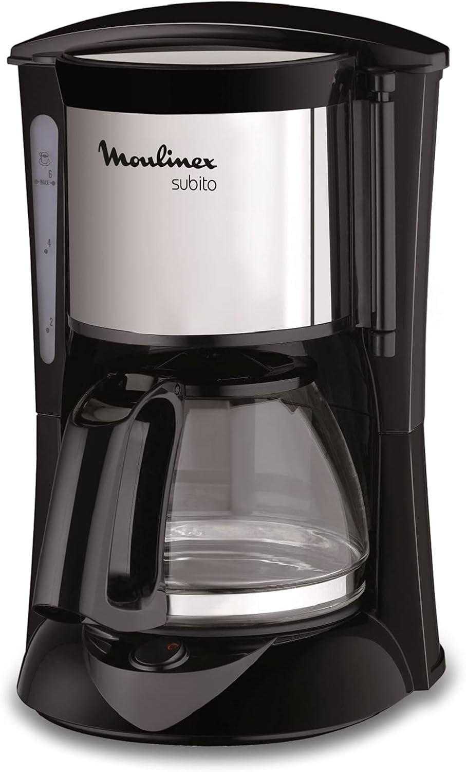 FG150813 Cafetière Subito, 6 tasses, Noir/Acier inoxydable