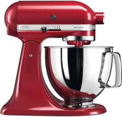 KitchenAid Artisan 5KSM125EER Mélangeur à bol, 300 W, 4,8 L Naty Shop Rouge Impérial