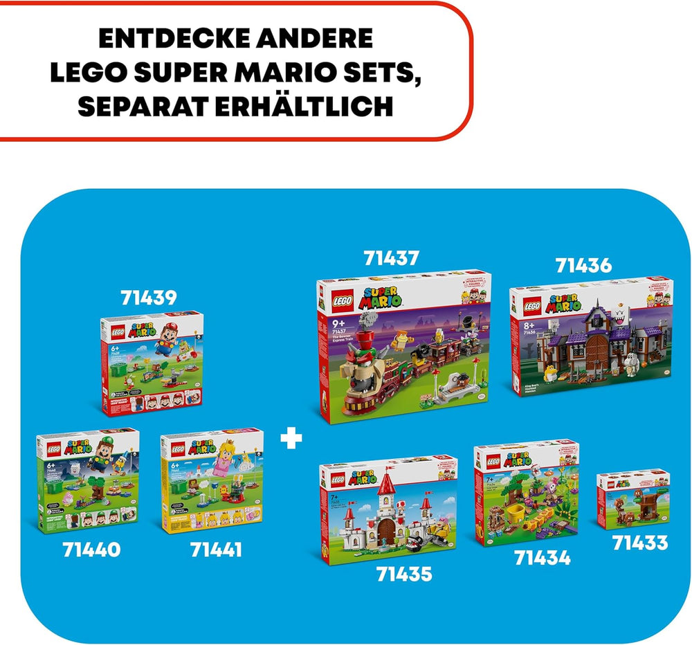 LEGO Super Mario Apprendre avec Luigi interactif, Jeu Nintendo pour jeunes, filles et joueurs à partir de 6 ans, Ensemble de jeux pour enfants avec bébé rose Yoshi 71440