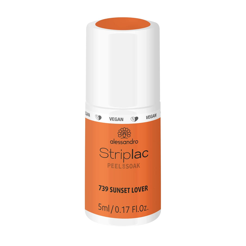 alessandro Striplac UV-Nagellack Flat White – Facile et facile à utiliser – Application facile grâce à la technologie Peel-Off – Vegan et sans alcool – 8 ml