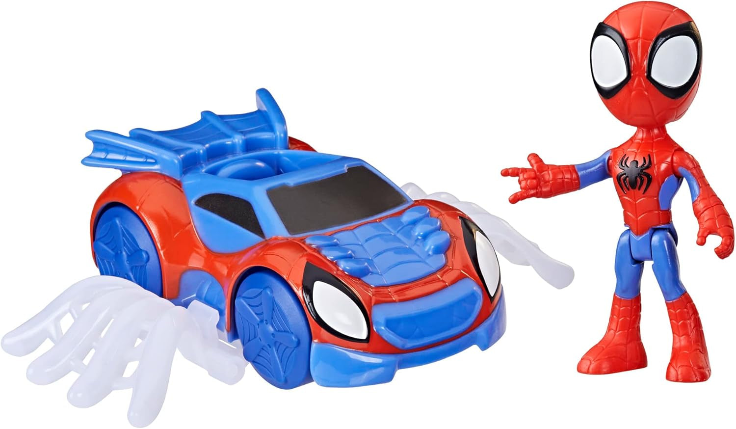 SPIDEY and HIS AMAZING FRIENDS Marvel Spidey Motorcycle Figure Jouet pour garçons et filles à partir de 3 ans Figurines d'action Naty Shop Spidey web speedster