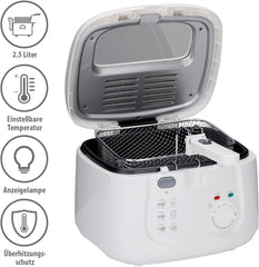 Friteuse Alpina 2,5L DF-165, 1800W - Température réglable jusqu'à 190°C Électroménager Naty Shop