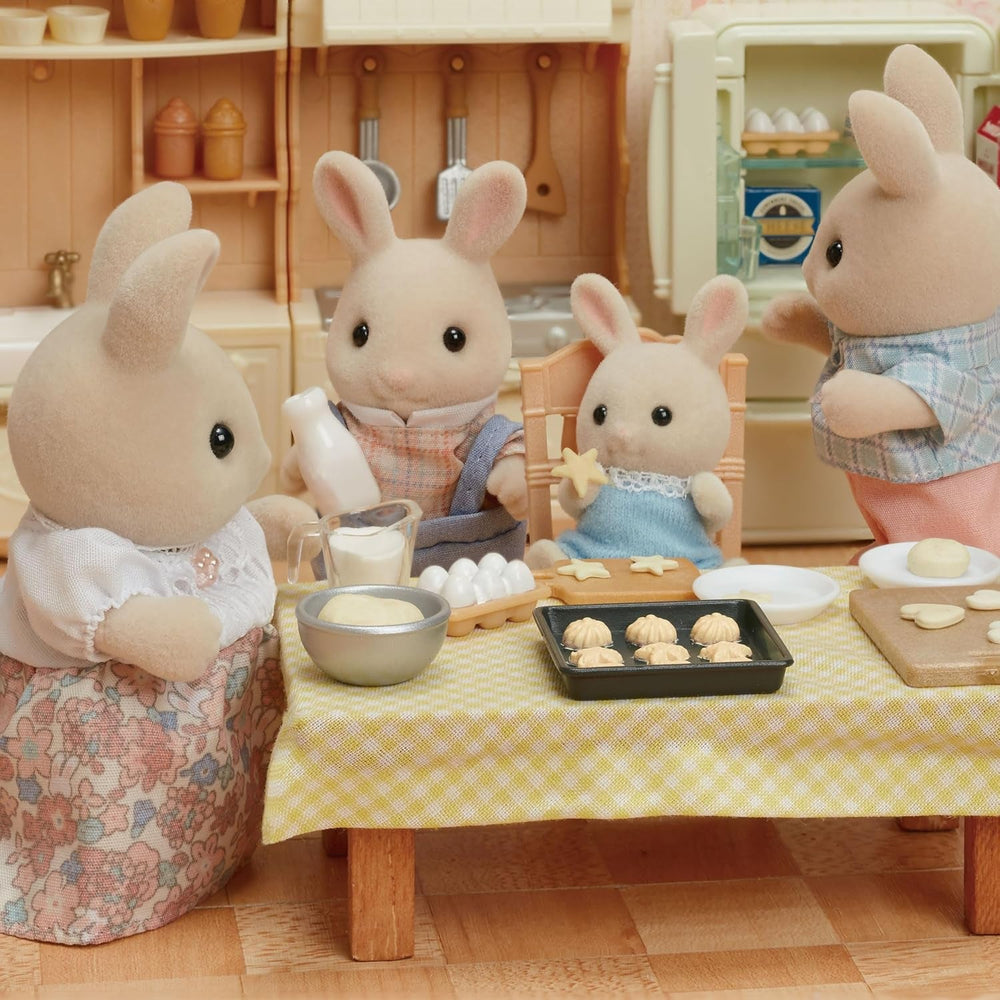 Sylvanian Families L5706 Familia Milk Bunny - Figuri pentru casa de păpuși Papusi Naty Shop