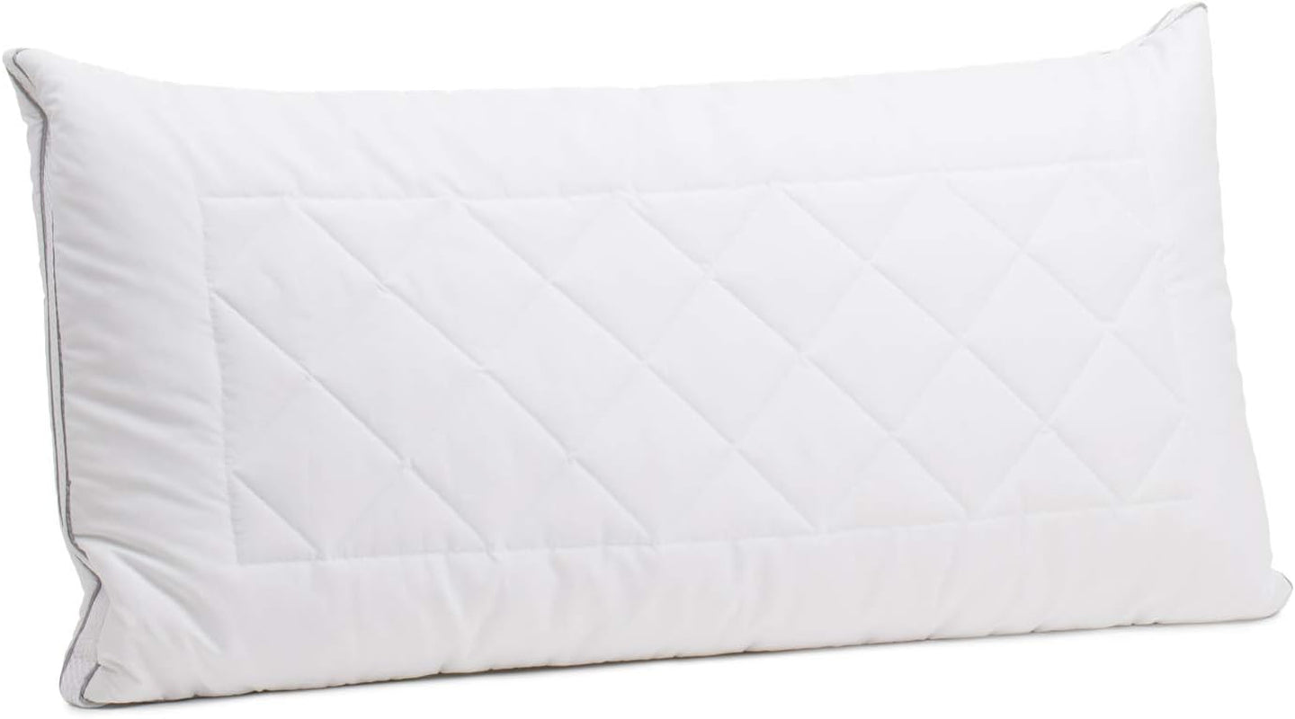 Gözze - Oreiller avec coussin intérieur 150G et ruban climatique, avec sac de recharge, 40 X 80 Cm - Oreillers standard White Naty Shop