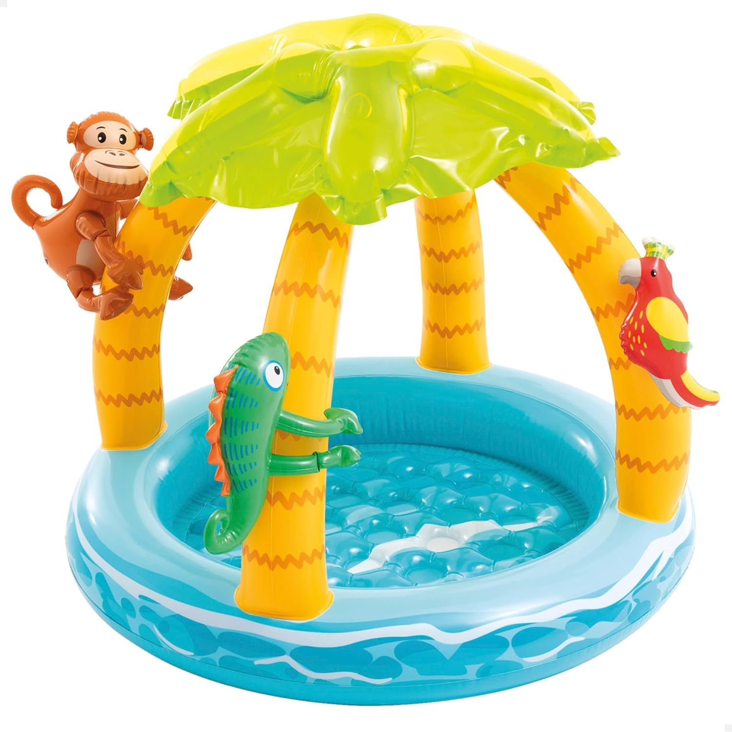 Piscine gonflable pour bébé Intex Tropical Island, dimensions : 102 cm x 86 cm (58417NP)