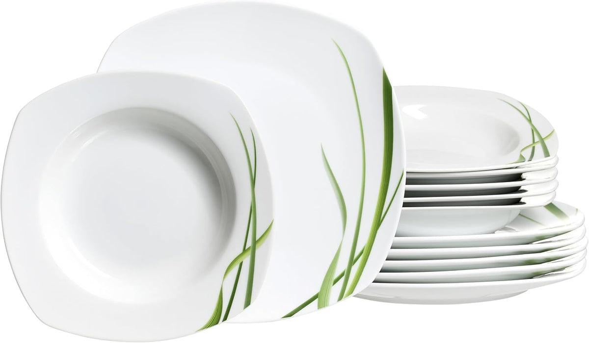 Ritzenhoff & Breker Tafelservice Gianna, 12-Teilig, Porzellan, Weiß Couverts Naty Shop Default Title