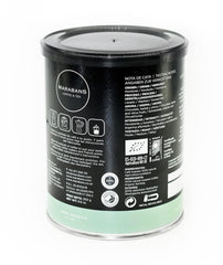 Café en grains bio Marabans. Boîte de 250 g. ORIGINE : Honduras. Café 100% torréfié naturellement.
