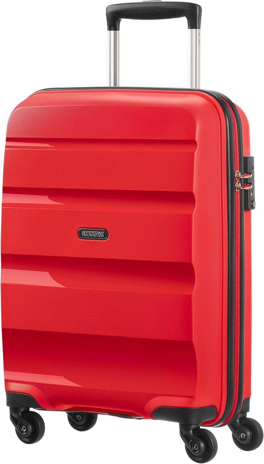American Tourister Bon Air - Valise spinner et équipement de voyage Naty Shop Magma Red M (66 Cm-57,5 L)