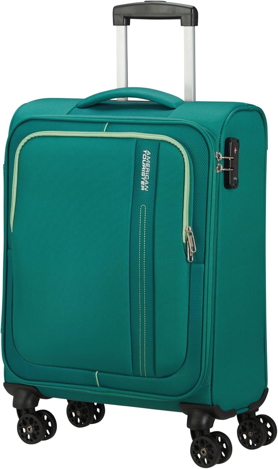 American Tourister Sea Seeker - Upright S, Bagaj de mână, 45 cm, 28L, Gri (Charcoal Grey) Bagaje și echipament de călătorie Naty Shop Verde (Bayou Green) Spinner S (55 Cm - 36 L)