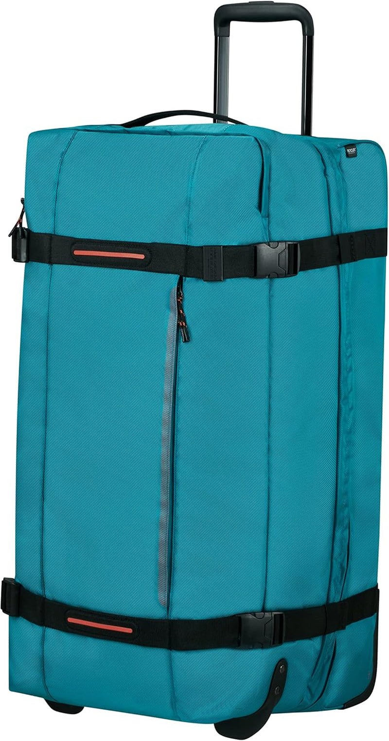 American Tourister Urban Track - Geantă de voiaj cu 2 roți, 55cm, 55L, negru (Asphalt Black) - Naty Shop