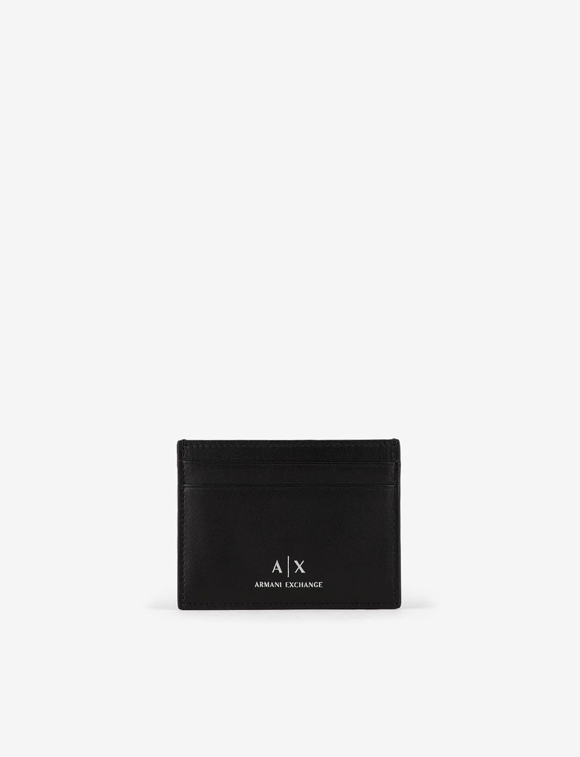Armani Exchange Accessoire de voyage en cuir lisse avec logo pour homme - Housse porte-cartes, portefeuille noir pour homme Naty Shop