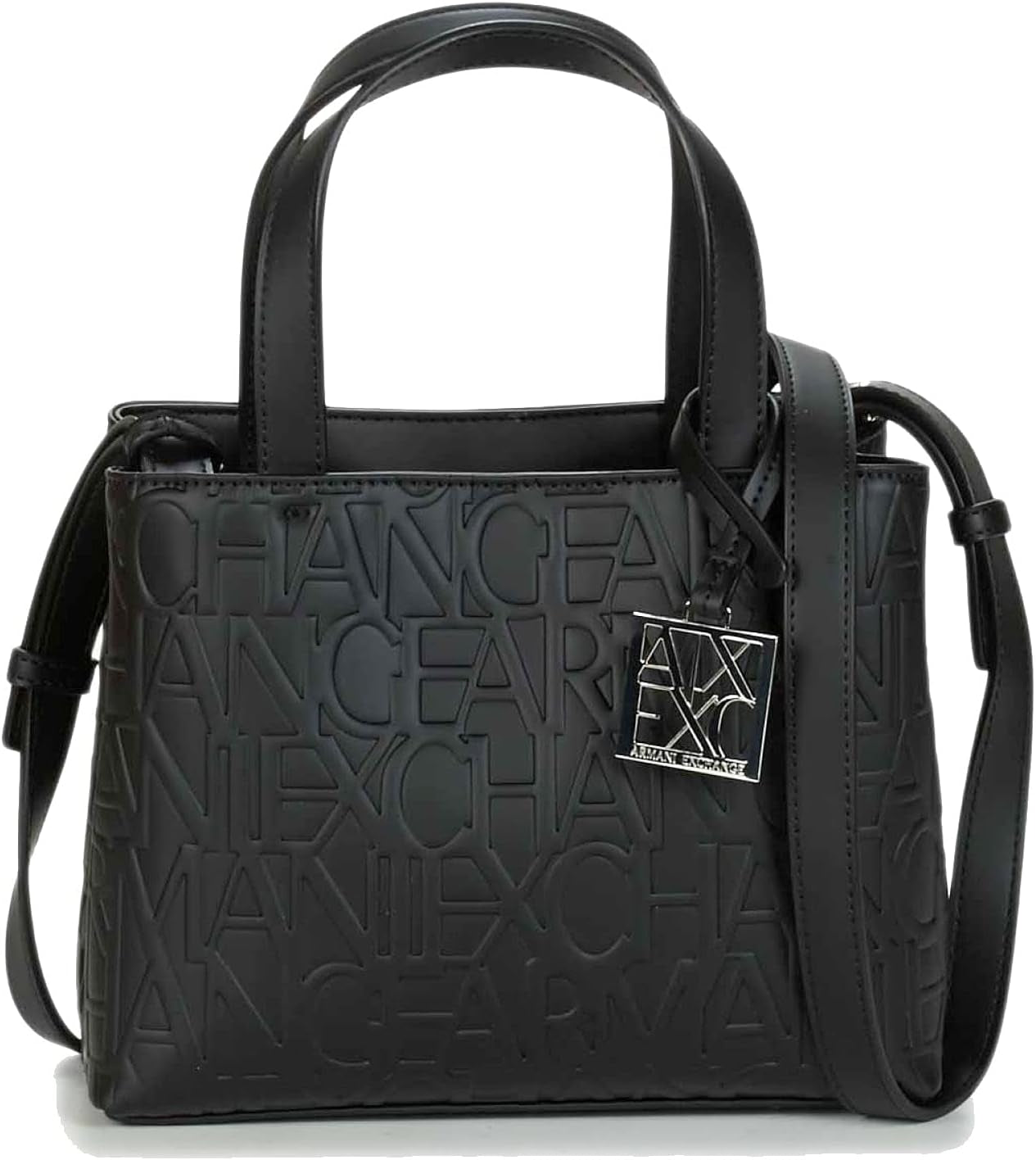 Armani Exchange Women's Liz - Small Open Shopping Tote Negru (Nero - Noir) Sacs pour femmes Naty Shop