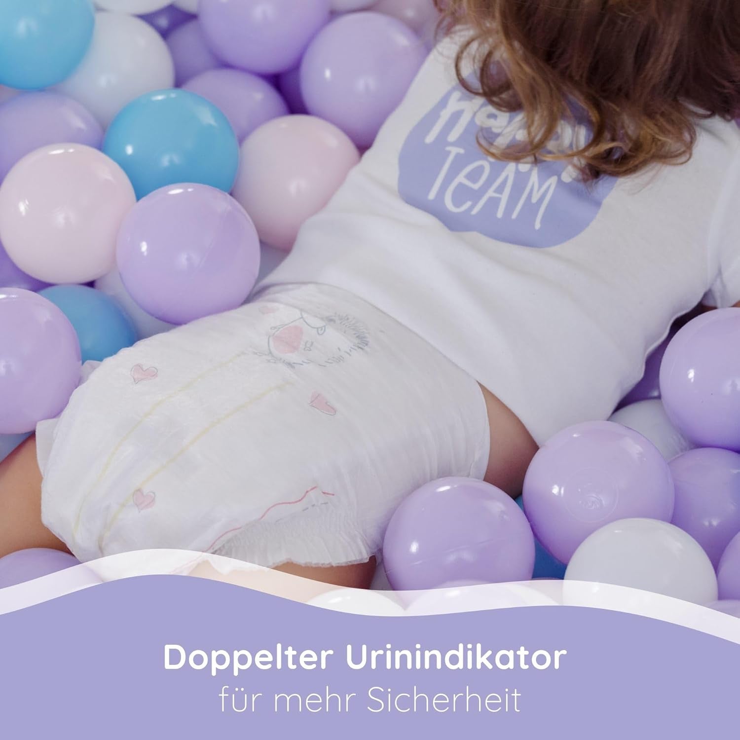 Couches Bella Baby Happy Premium, taille 6, Junior Extra, 15+ kg, 96 pièces, label DERMATEST et OEKO-TEX, couches jetables pour bébé