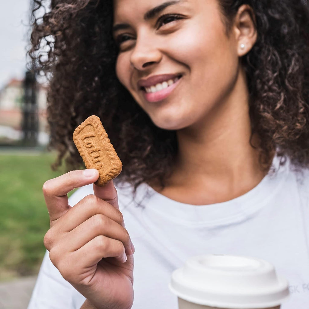 Lotus Biscoff | Biscuiți Caramelizați | Biscuiți Ambalați Individual în Pachet de 2 | Doar Ingrediente Naturale | Vegani | Fără Coloranți sau Arome Adăugate | 10x (14x2) | 2,17 kg