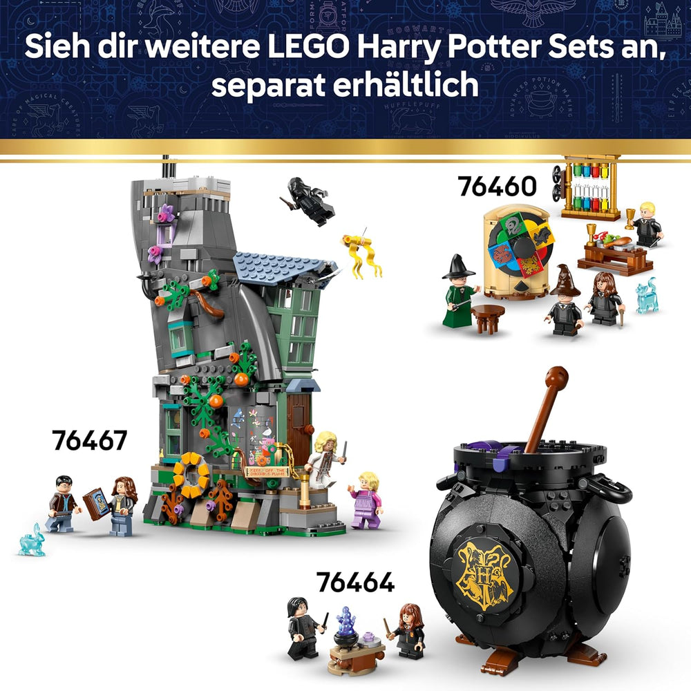 LEGO Harry Potter Château de Poudlard : Flèches de château - Ensemble de bricolage avec 7 figurines - Modèle avec Hermine et Ron Figures - Créations créatives pour les filles, les jeunes et les fans à partir de 9 ans - 76463