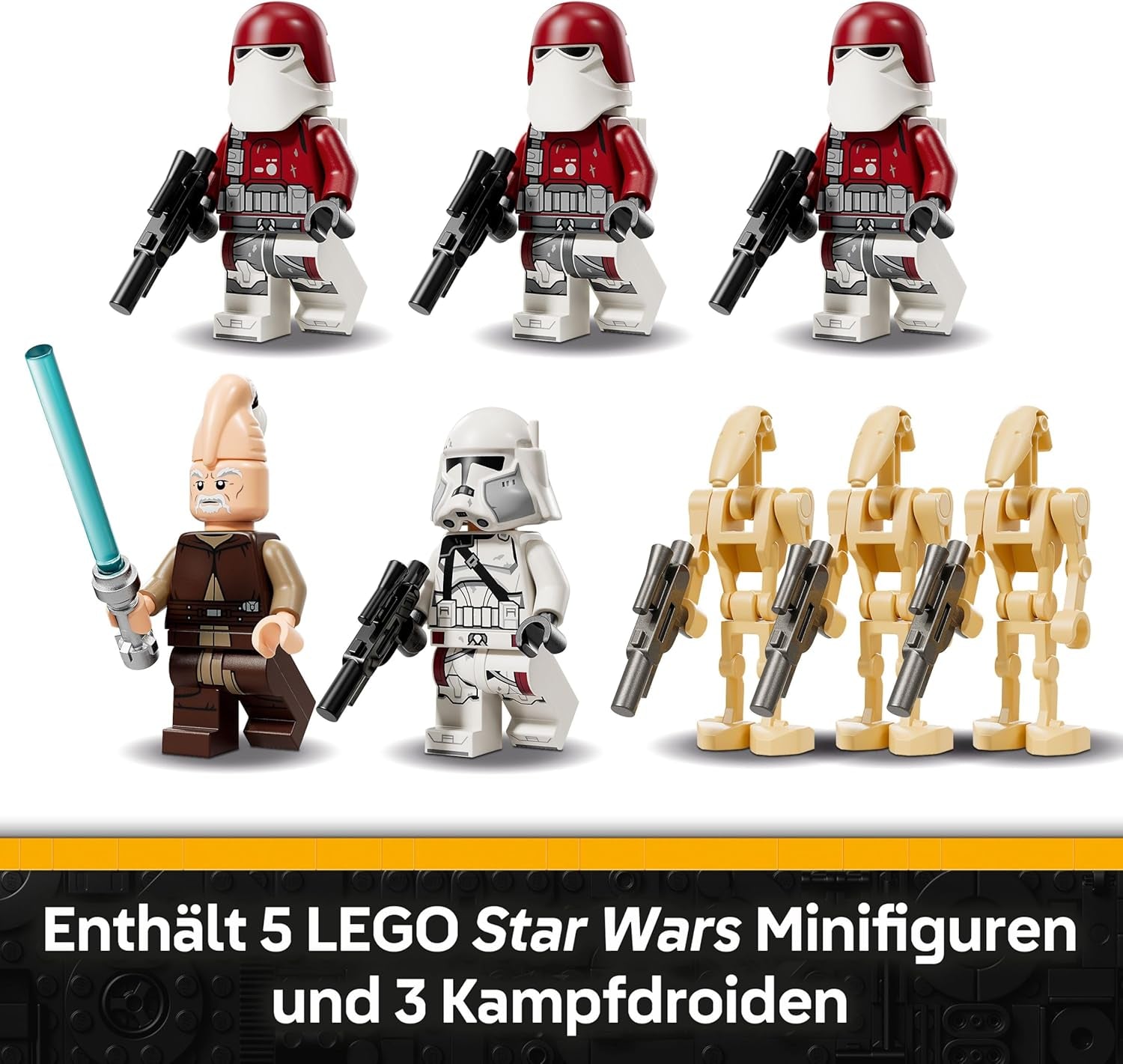 LEGO Star Wars : The Clone Wars Republikanischer Juggernaut - Jeu avec véhicule de transport - Jeu avec lumière - Jeu créatif pour les fans d'enfants et d'enfants - 75413