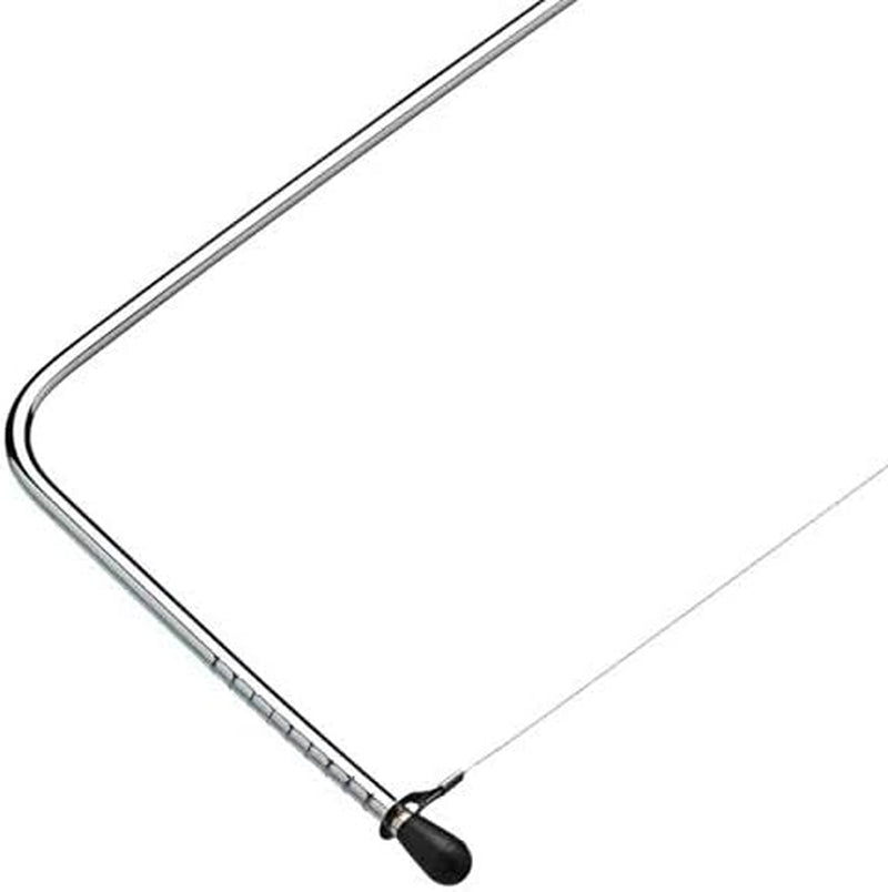 KitchenCraft Sweetly Does It - Niveleur de gâteau, coupe-couche, outil de cuisson en acier au carbone, 4 cm, argent