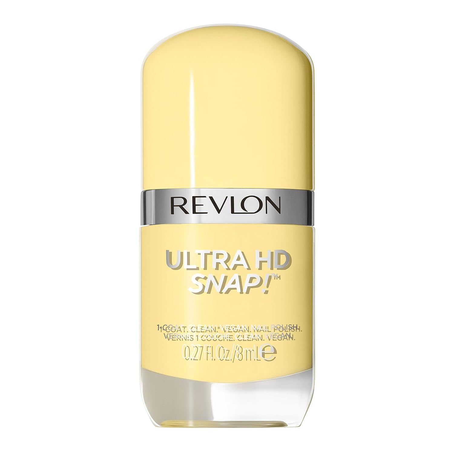 Revlon Ultra HD Snap Vernis à ongles longue durée Formule végétalienne Séchage rapide Une couche Couleur à couverture complète (8 ml) Hot Stuff (007) Unisexe