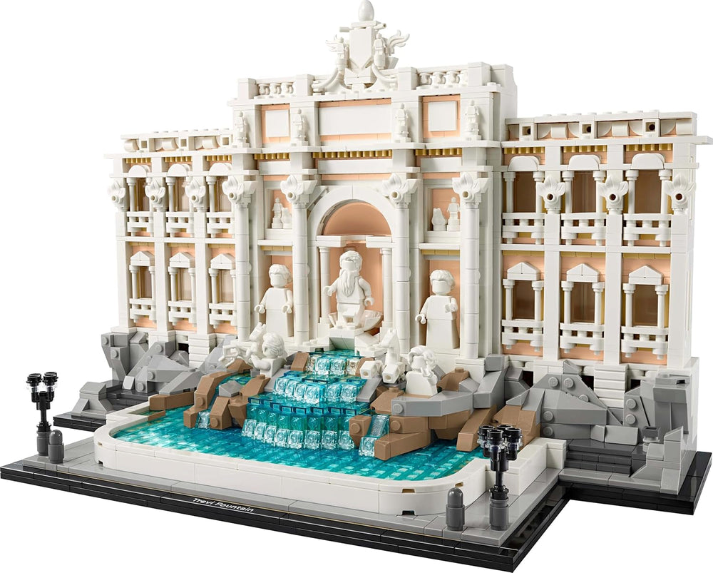 Fontaine de Trevi LEGO Architecture - Modèle d'un monument de Rome avec sculptures de figurines - pièce de collection pour bureau et salon - cadeau pour adultes et amateurs d'architecture 21062 Jeux de construction Besuche den LEGO-Store