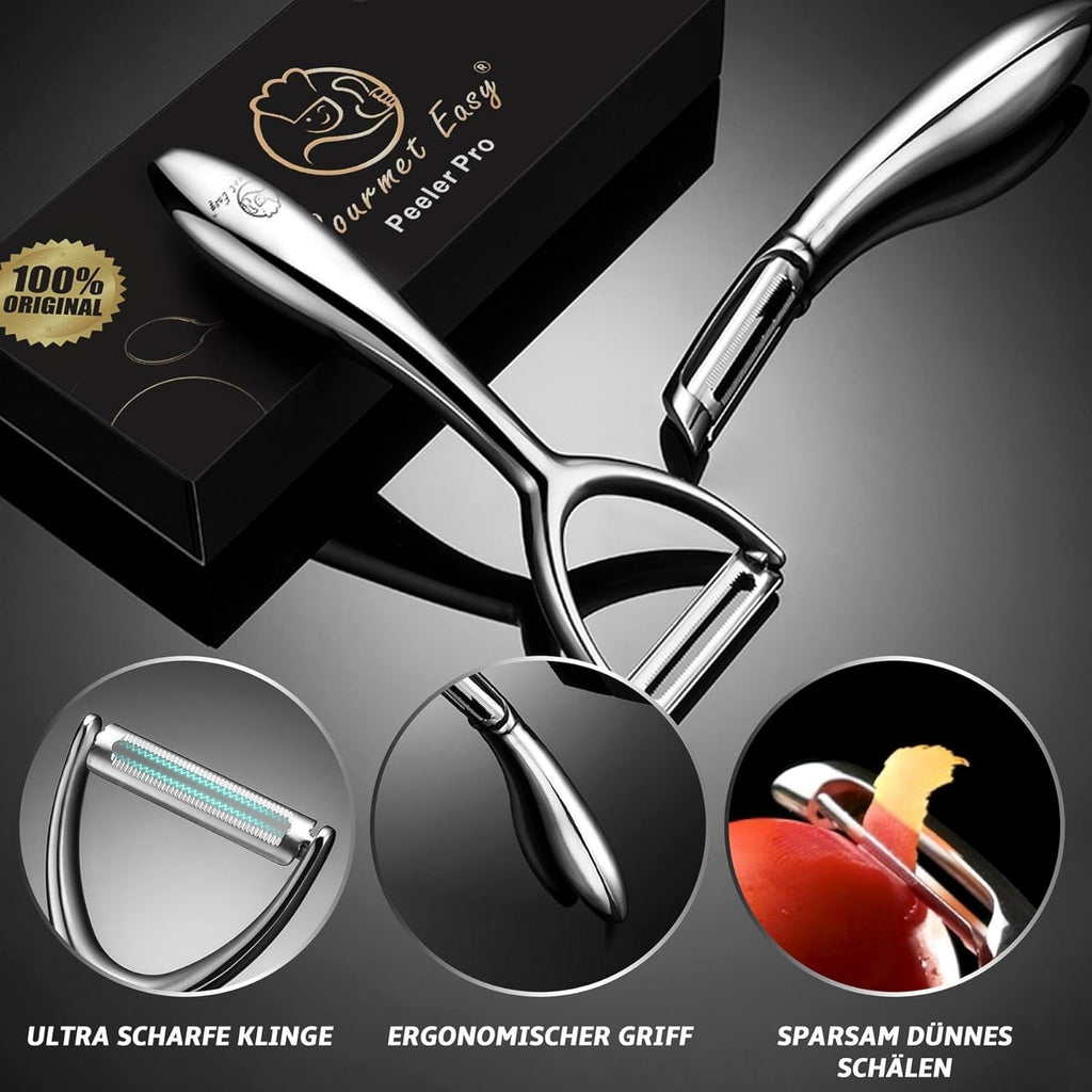 Premium Peeler din oțel inoxidabil pentru fructe și legume Peeler Naty Shop