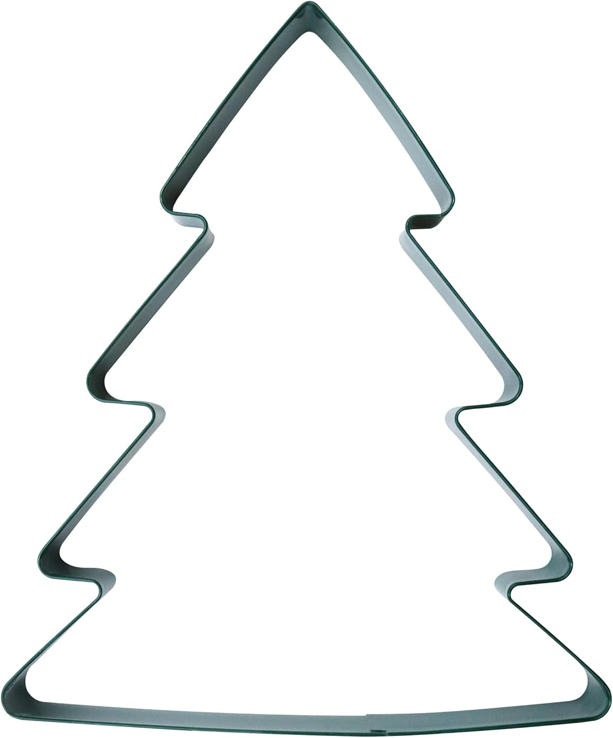Boîte à biscuits de Noël géante, sapin de Noël (18 cm), vert