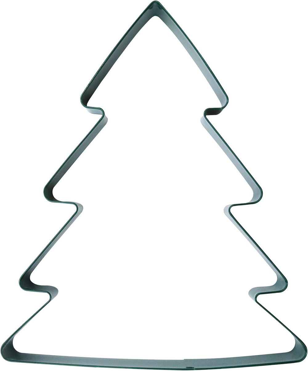 Boîte à biscuits de Noël géante, sapin de Noël (18 cm), vert