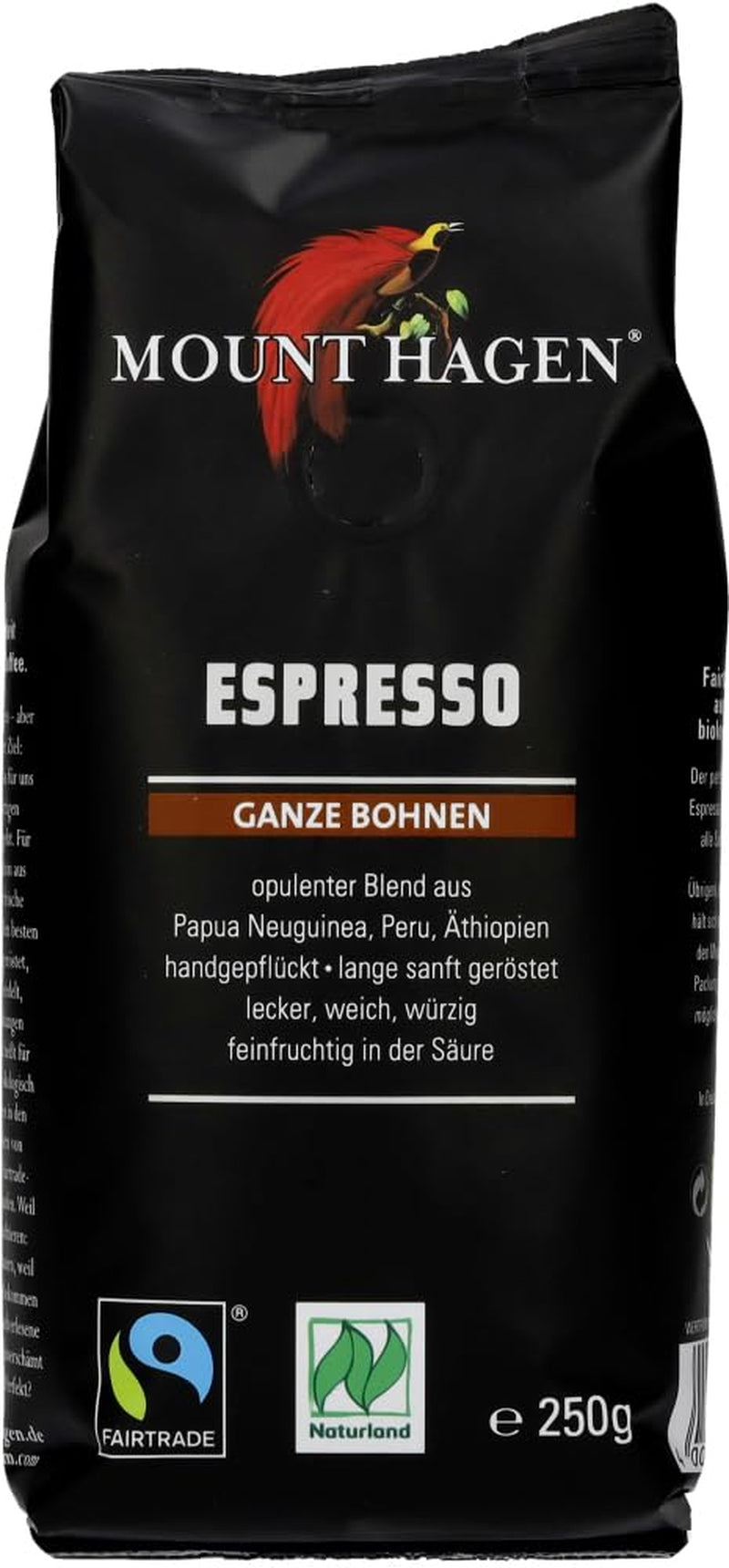 Espresso en grains entiers bio, soft pack (2 x 250g)