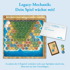 Kosmos 682224 My Island Legacy Game Jeu de société en 8 chapitres pour 2 à 4 joueurs à partir de 10 ans Basé sur le hit My City (nominé pour le jeu de l'année 2021)