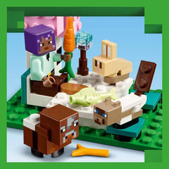 Figurine multi-animaux LEGO Minecraft Animal Sanctuary pour filles et garçons de 7 ans, cadeau pour enfants, ensemble de modèles de briques Biome des plaines 21253 Ensembles de construction Besuche den LEGO-Store