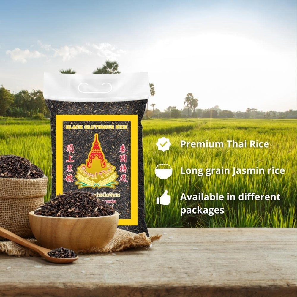 ROYAL THAI RICE - Riz gluant noir - 1 x 1 KG
