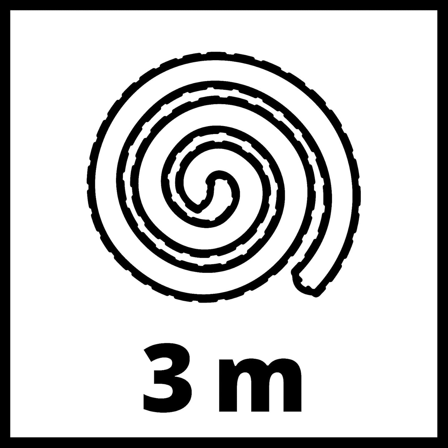 Furtun de aspirare original Einhell pentru aspiratoare umede/uscate (lungime 3 m, incl. adaptor de conectare pentru toate aspiratoarele umede/uscate Einhell, fabricat din plastic dur)