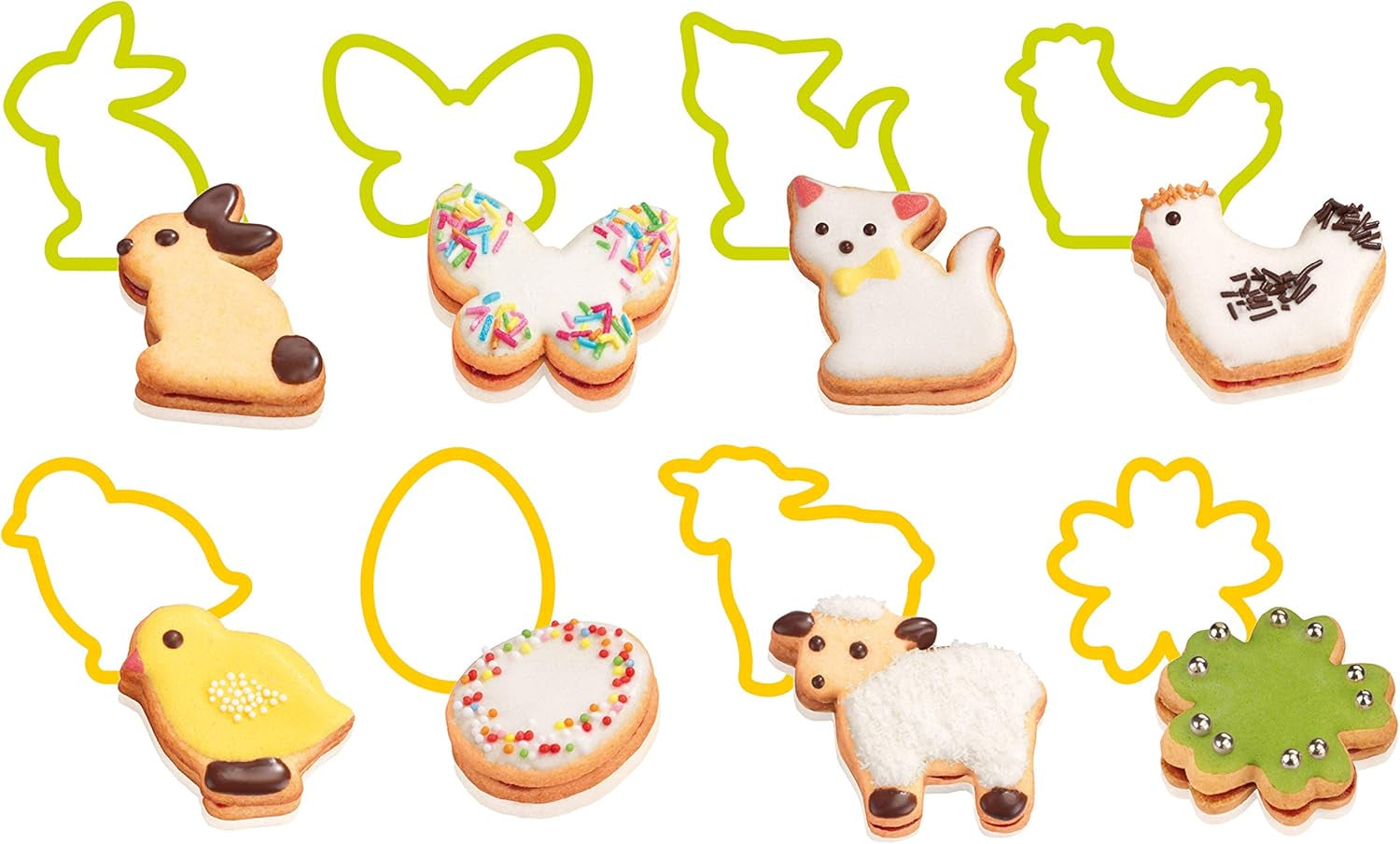 Boîtes à biscuits de Pâques Tescoma DELÍCIA, 8 pcs.