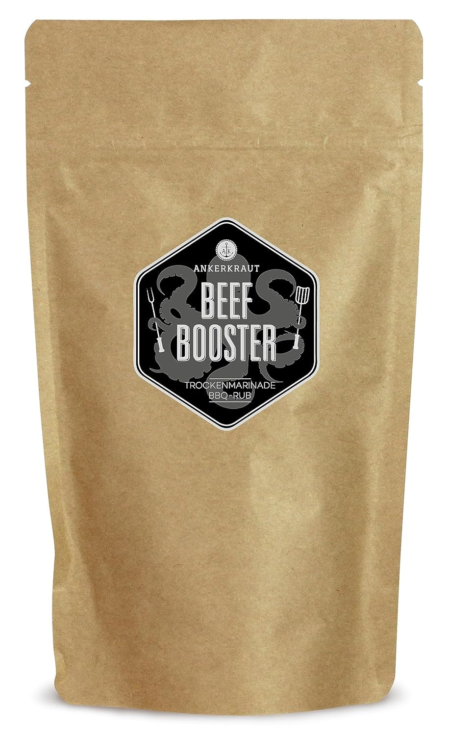 Ankerkraut Beef Booster, Rub Brisket et Steak Gewürz, Gewürzmischung für Fleisch, 230g en Streuer
