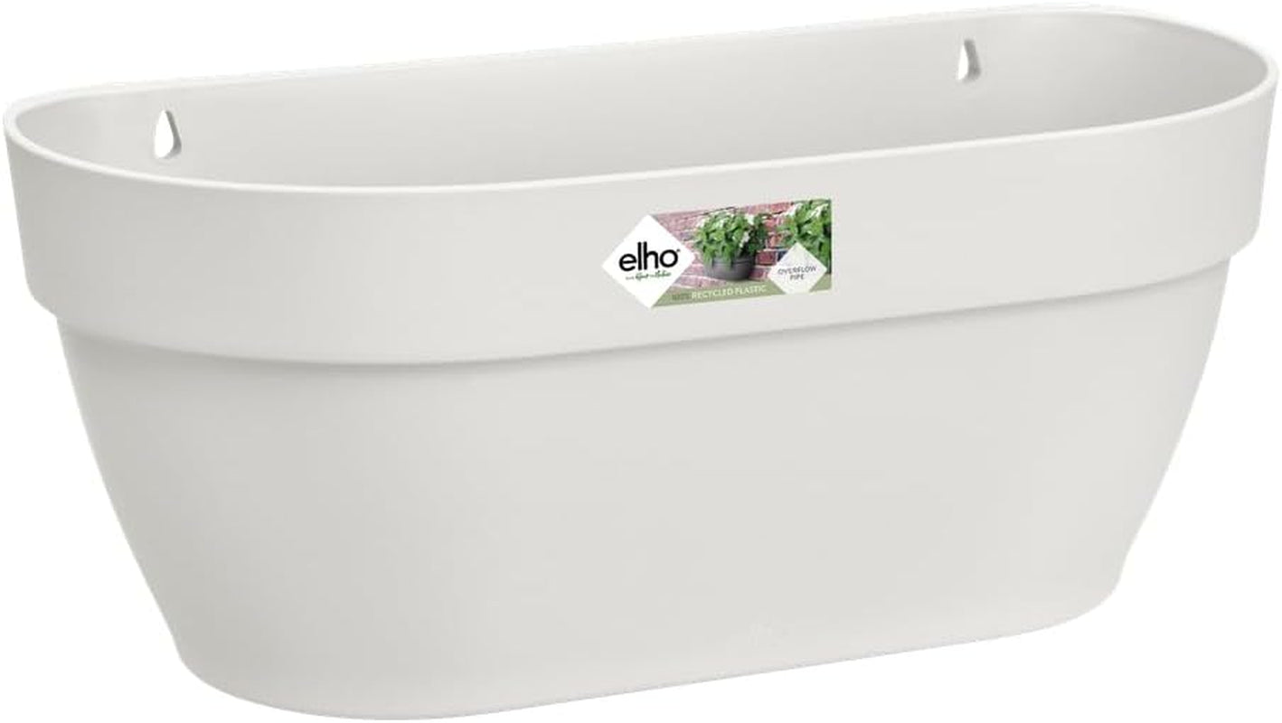 elho Vibia Campana Jardinière murale 35 - Jardinière pour balcon et extérieur - Ø 35,0 x H 14,8 cm - Noir/Anthracite