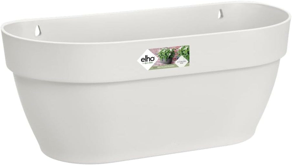 elho Vibia Campana Jardinière murale 35 - Jardinière pour balcon et extérieur - Ø 35,0 x H 14,8 cm - Noir/Anthracite