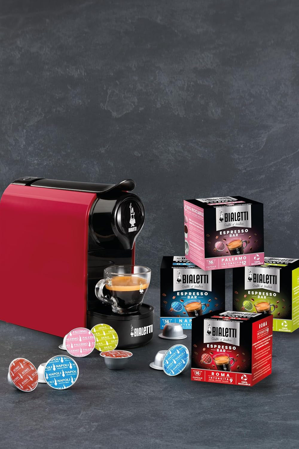 96080093/M Café-Capseln Napoli, Alu, 16 Pièces