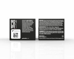 BOLDIFY Root Powder 4g - Correcteur de cheveux épaississant pour femmes et hommes 48h Couverture grise Maquillage capillaire imperméable pour dissimuler les racines (Noir) Naty Shop Coloration Capillaire