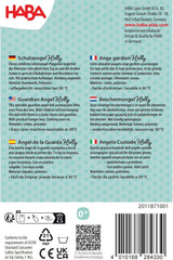 HABA Ange Gardien Holly - Poupée en tissu doux (15 cm), cadeau de bienvenue parfait pour les bébés et les jeunes enfants - Lavable à 30 °C - 2011871001