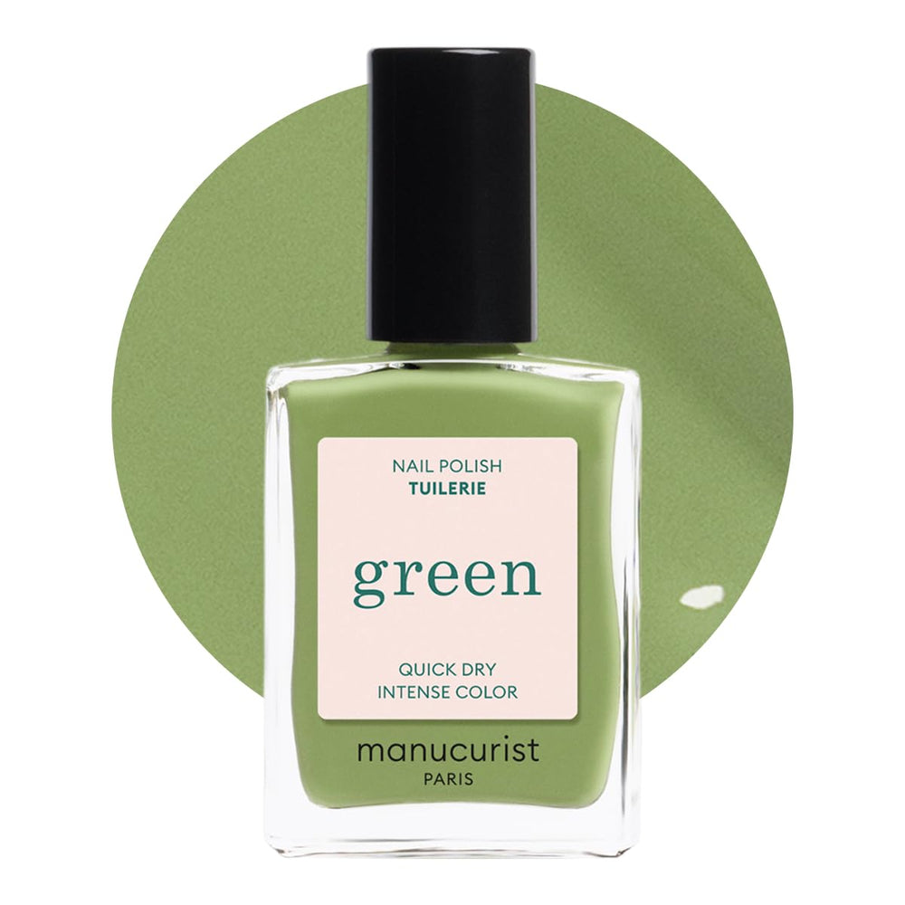 Manucurist Green - Vernis à ongles Rosy Beige Shell Beige - Vernis à ongles à séchage rapide - Ongles DIY - Vegan 12-Free - À base de plantes - Vernis à ongles - Fabriqué en France