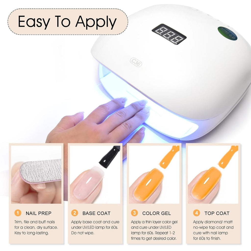 VENALISA Oja UV Coral Orange 15ml Oja Gel Pentru Lampa UV De Unghii Transparent Coral Orange Oja Gel Modele De Unghii Pentru Design De Unghii DIY