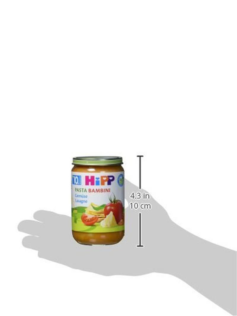 Hipp Pasta Bambini - Lasagne aux légumes, pack de 6 (6 X 220 g) Mère et Enfant Naty Shop