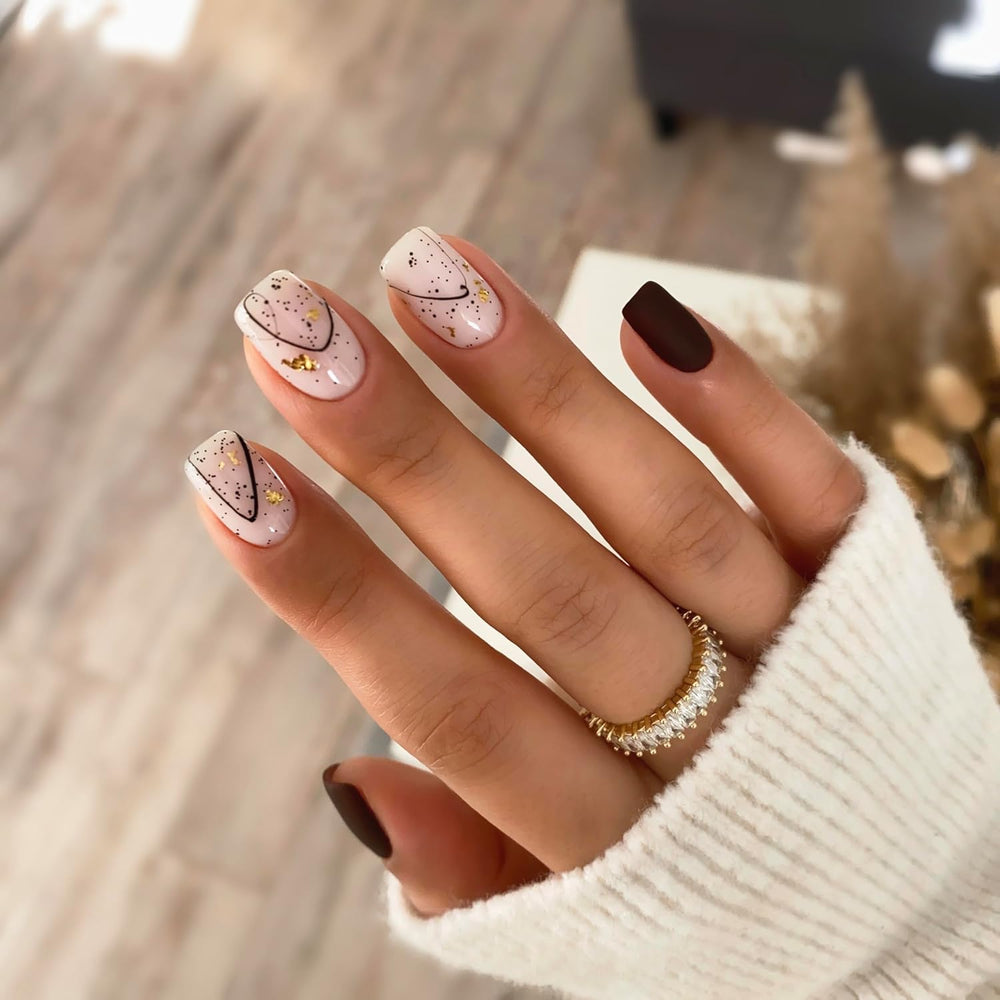 Semilac Vernis à Ongles UV 029 Espresso 7ml Collection Noir Blanc