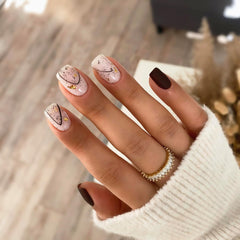 Semilac Vernis à Ongles UV 029 Espresso 7ml Collection Noir Blanc