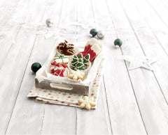 Kaiser Original Moule à Pain d'Épices, Forme Sapin de Noël, 13 x 9 x 2,5 cm, Acier Inoxydable, Coupe Facile et Précise, Manipulation Sûre et Confortable, Noir