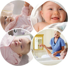 Lenjerie de igienă GOLD BABY, Pachet de 15, Copii, 100% Bumbac Hidrofil, 40 x 80 cm, Hipoalergenic și Biodegradabil, Testat Dermatologic, Fabricat în Italia Servetele Umede Bebelusi Naty Shop